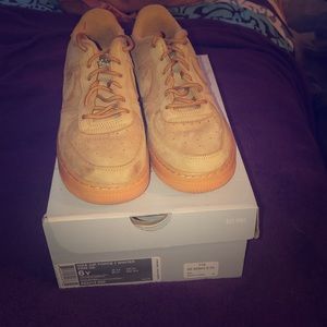 Nike wheat Air Force 1’s